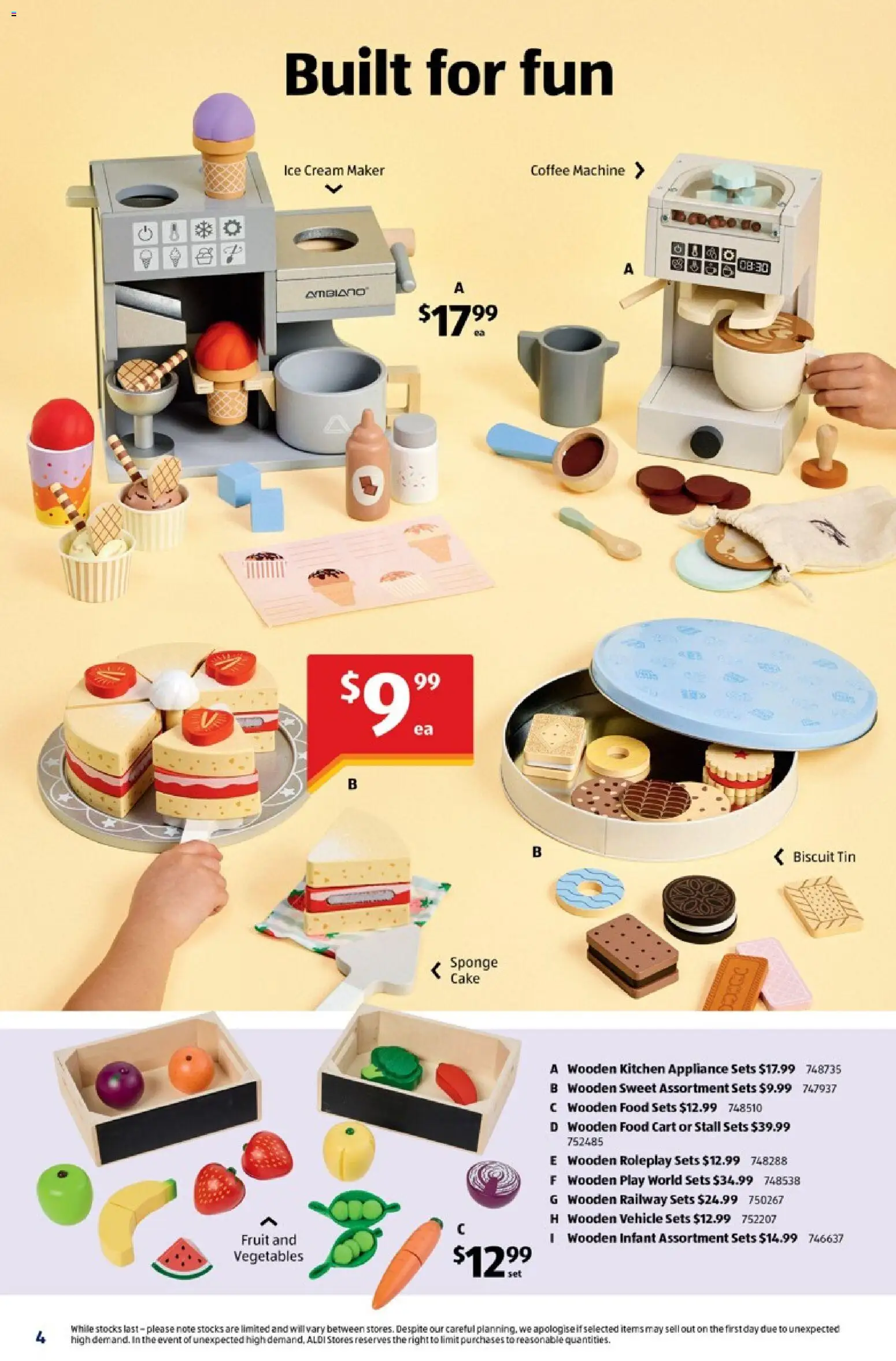 Aldi catalogue - valid from 23/09/2026 | Page: 4 | Products: Strawberries, Cream, Vegetables, Fruit