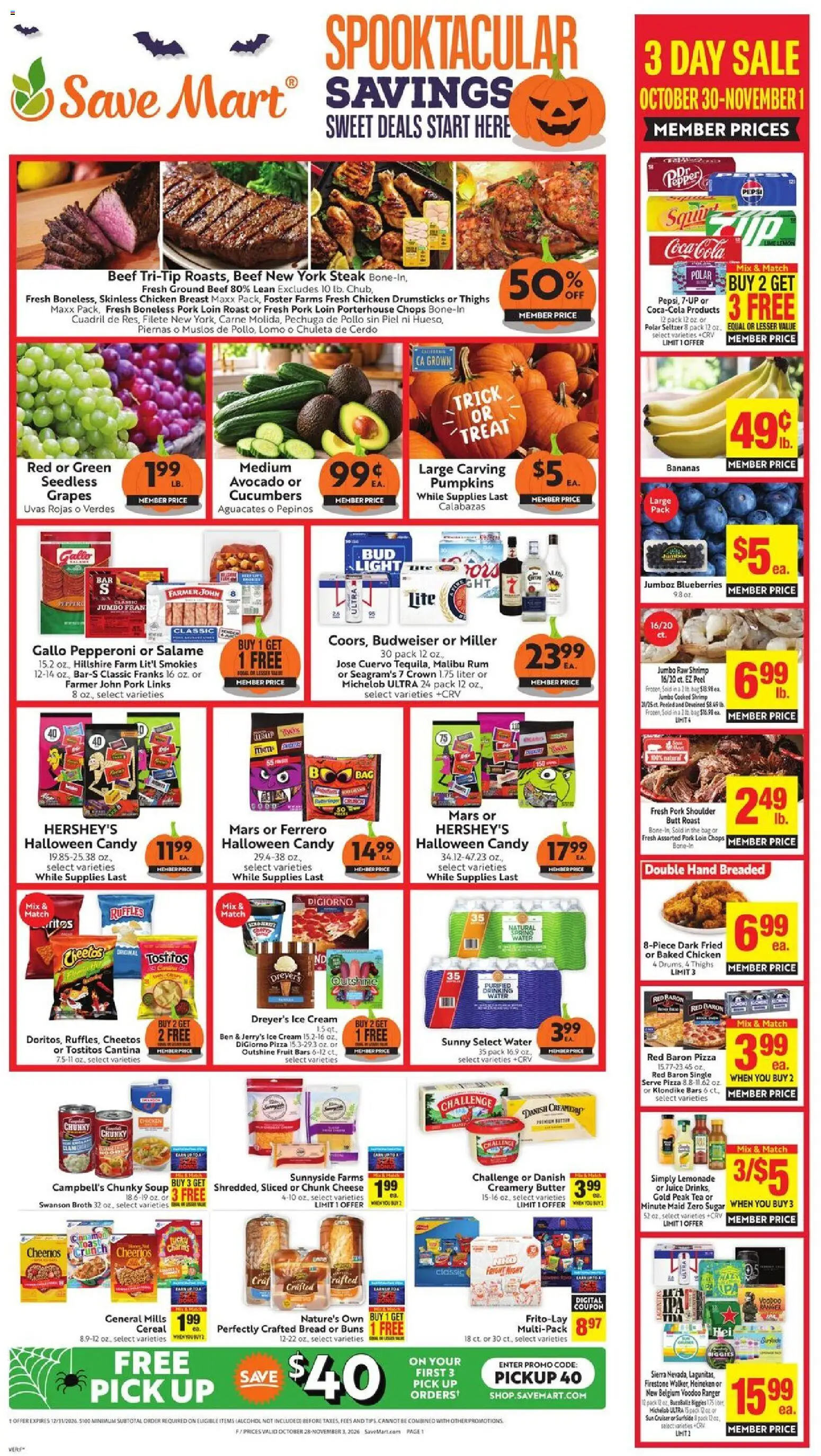 Save Mart Weekly - valid from 10/28/2026 | Page: 1