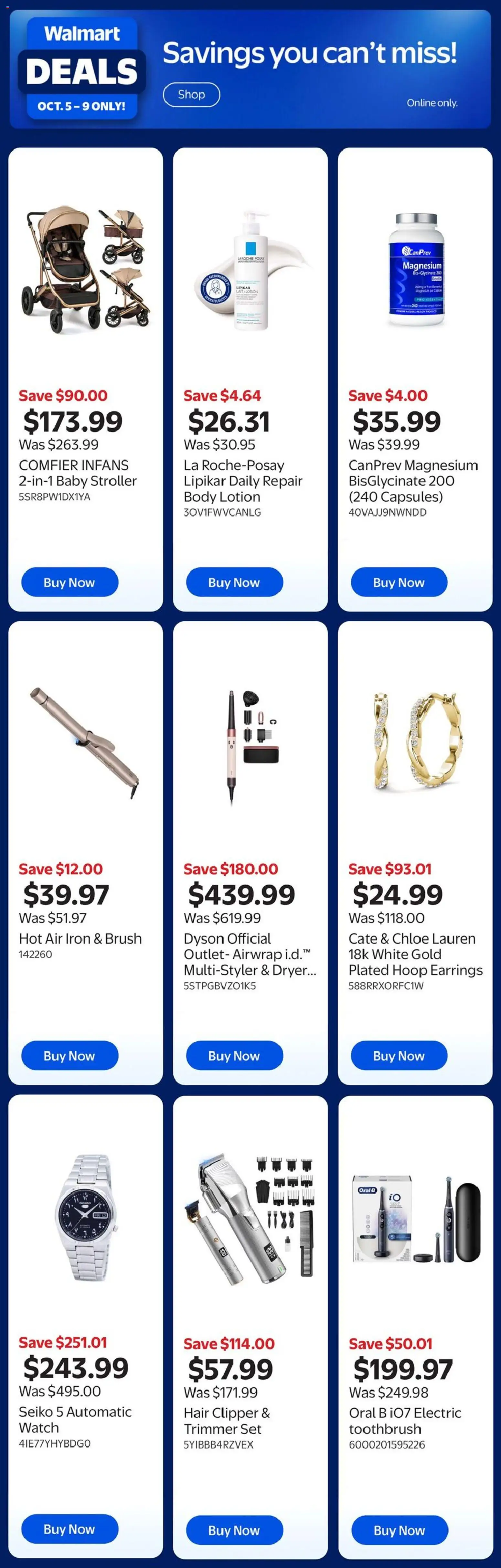Walmart flyer valid from Oct 5, 2026 | Page: 10