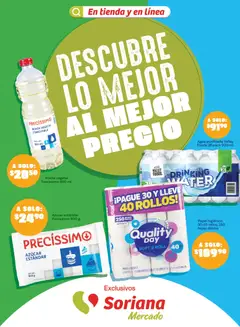 Vista previa de Soriana Descubre lo mejor al mejor precio Mercado Nacional, nuevo folleto de la tienda, válido en México a partir del 01/09/2026