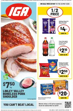 Preview of IGA catalogue WA Medium Metro - valid from 20.05.2026