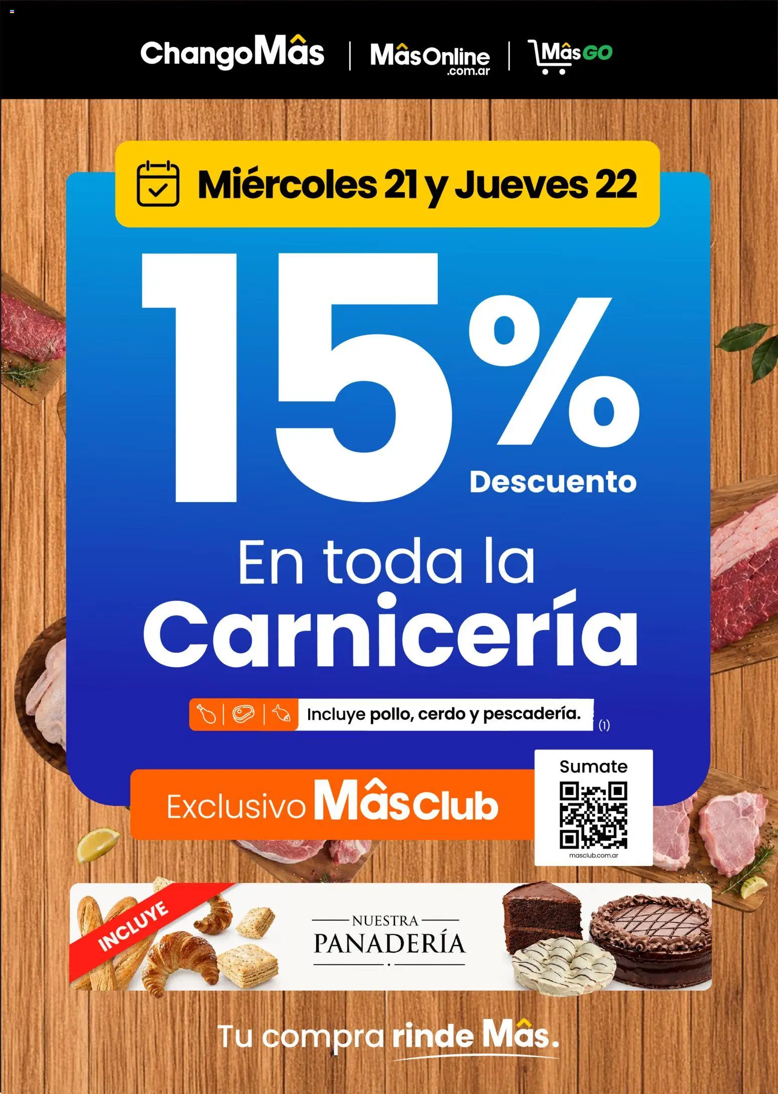 Changomas - 15 % Descuento │ válido desde el 21/10/2026 | Página: 1