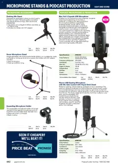 Preview of Jaycar Engineering & Scientific Catalogue 2025/2026  - valid from 09.07.2025 | Page: 442 | Products: Adaptor, Audio, Cable, Stereo
