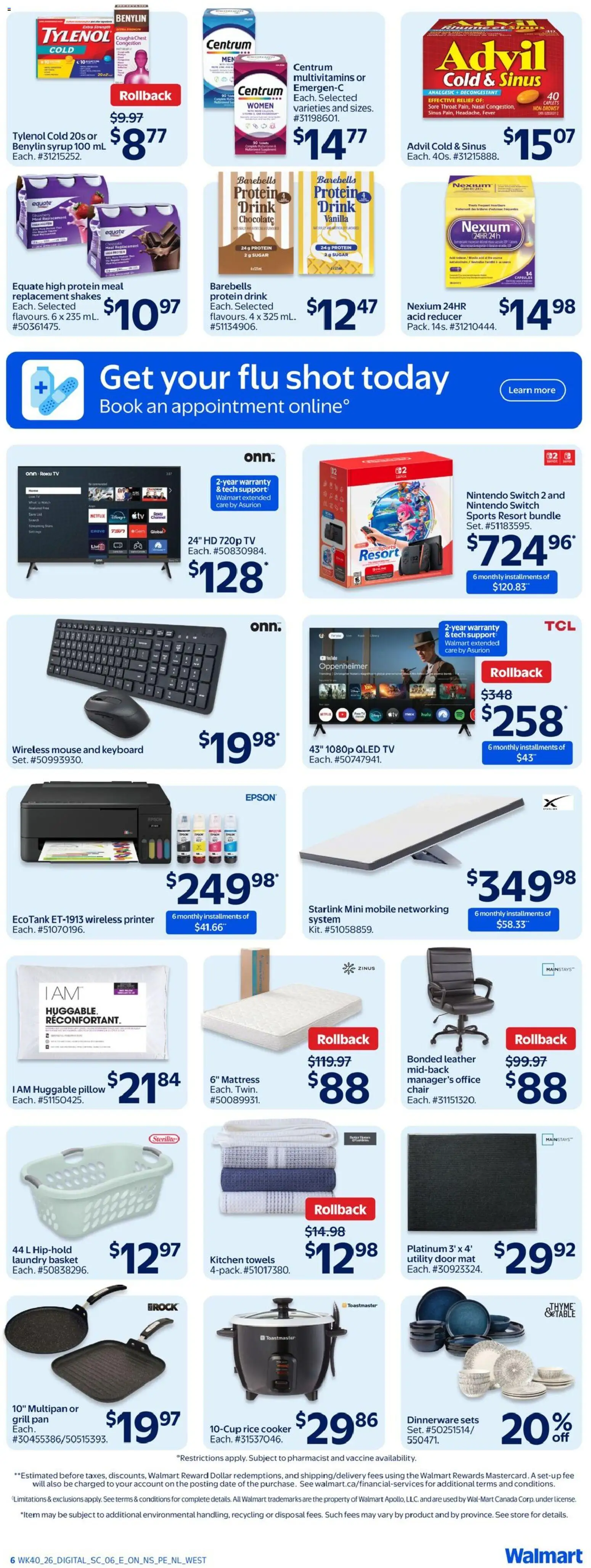 Walmart flyer valid from Oct 29, 2026 | Page: 9