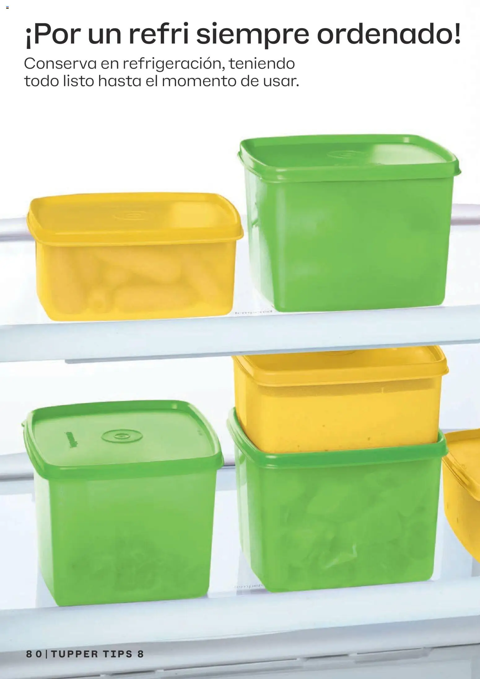 Nuevas ofertas de Tupperware válidas en toda la República Mexicana desde el 13/07/2026. ¡Encuentra las mejores ofertas en Tupperware catálogo! | Página: 80 | Productos: Tupper