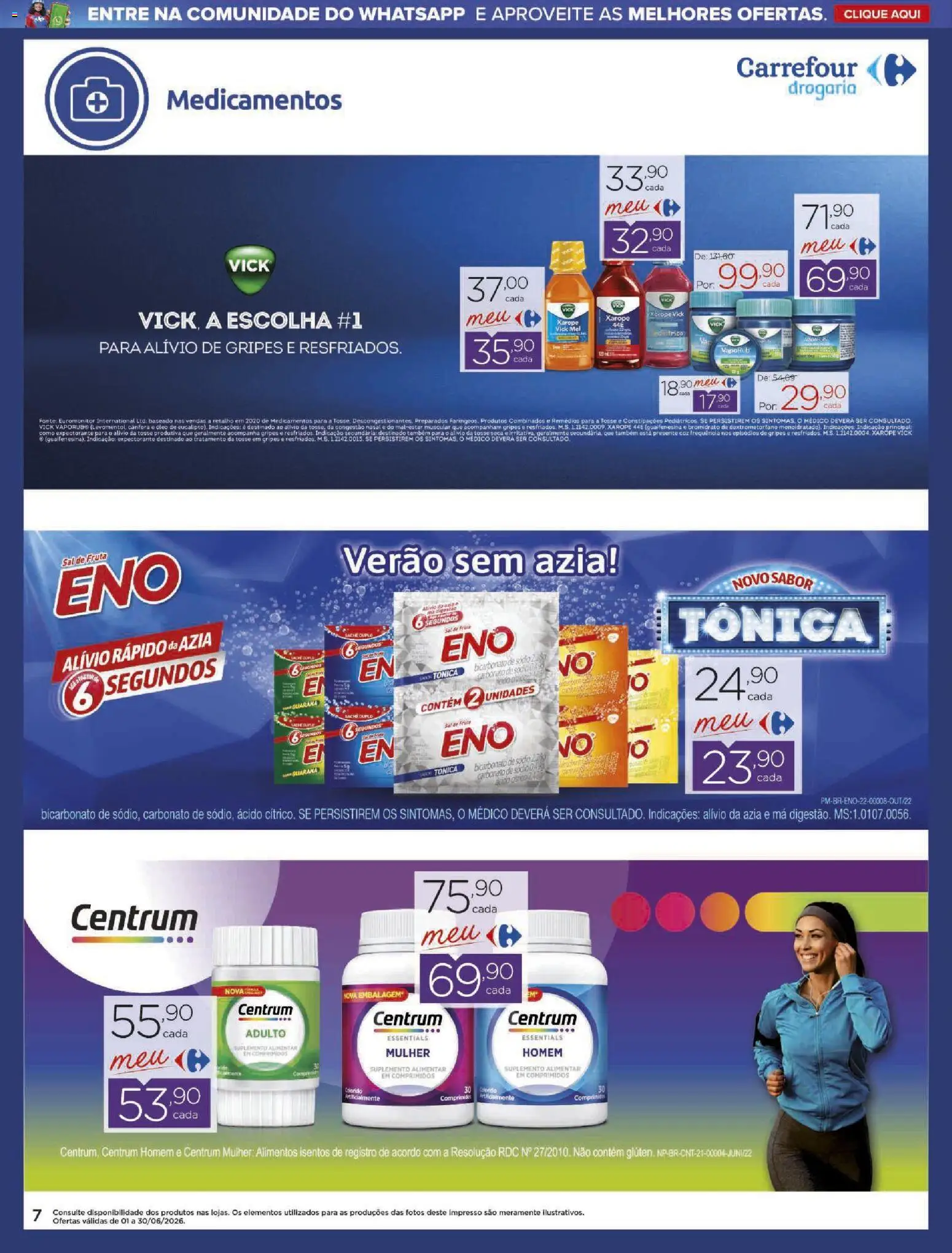 Carrefour Folheto - válido de 01.06.2026 | Página: 7 | Produtos: Óleo, Mel, Xarope, Sal de fruta