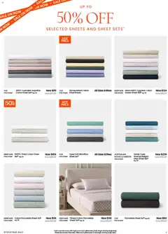 Preview of Myer Stocktake Sale - valid from 25/05/2026 | Page: 5 | Products: Linen