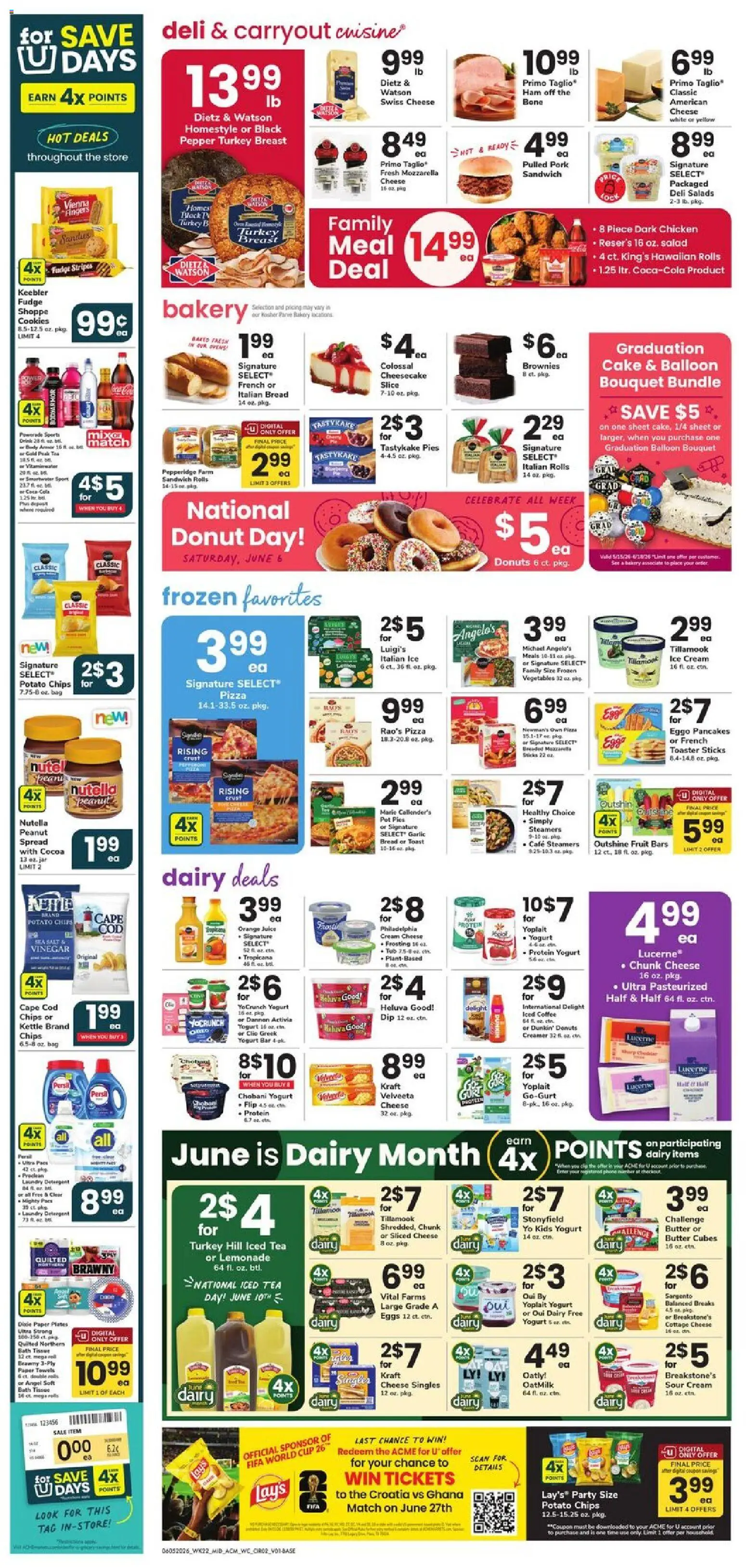 Acme Weekly Ad - NJ - valid from 05.06.2026 | Page: 2 | Products: Toaster, Cheese, Ham, Pork
