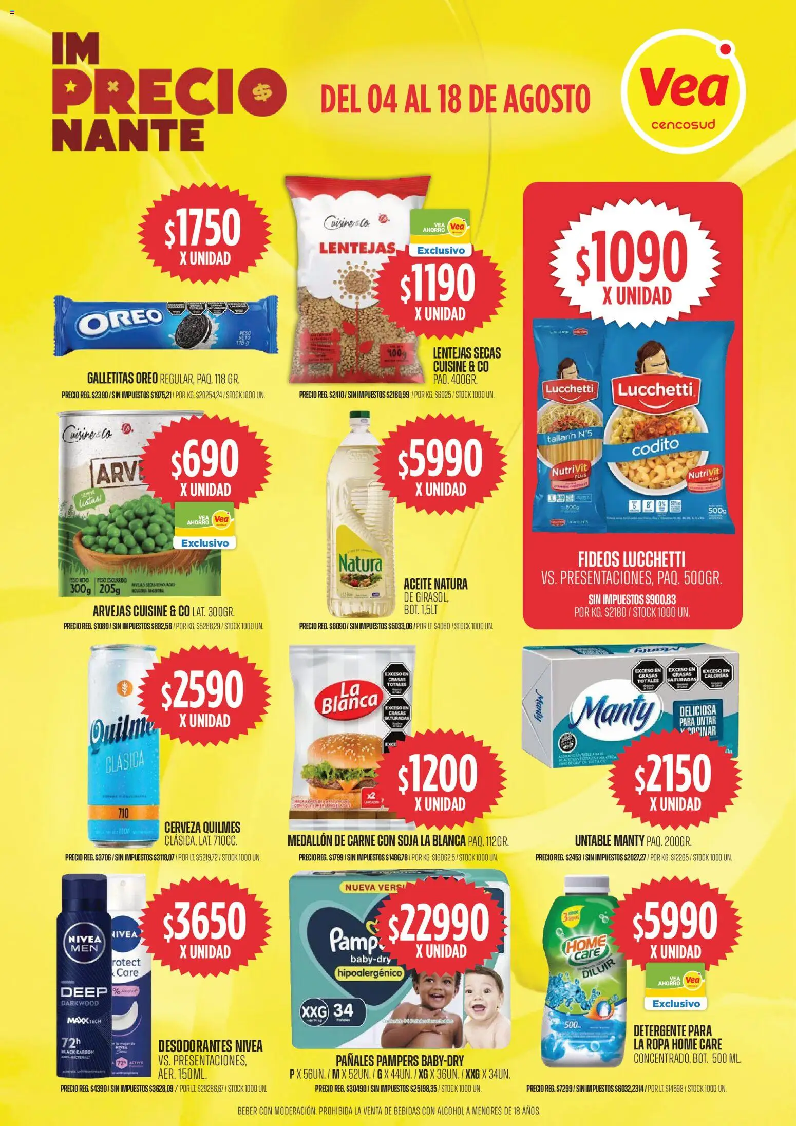 Vea ofertas │ válido desde el 04/08/2026 | Página: 2 | Productos: Arvejas, Detergente, Ropa, Manteca