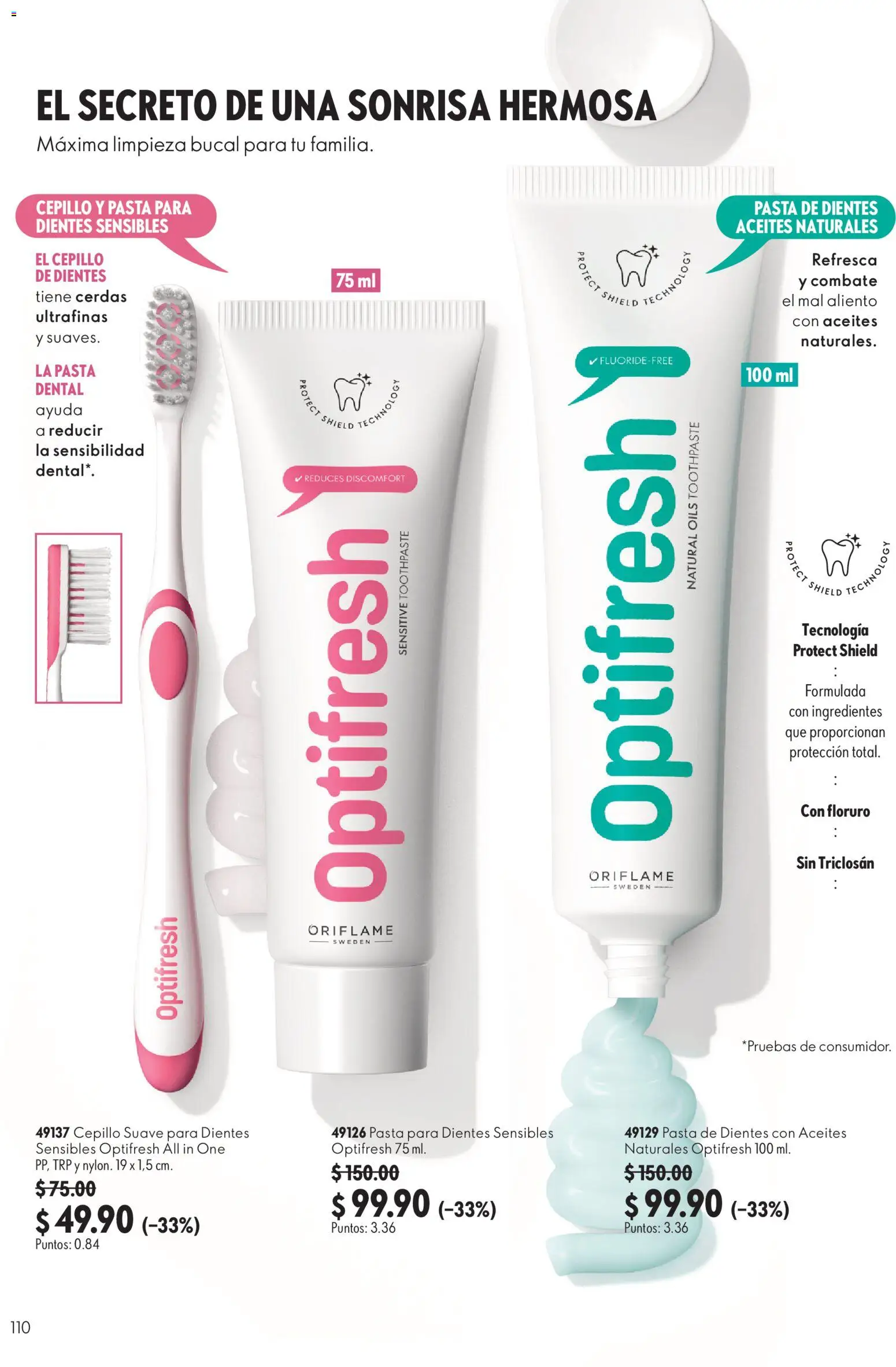 Nuevas ofertas de Oriflame válidas en toda la República Mexicana desde el 03/10/2026. ¡Encuentra las mejores ofertas en Oriflame campaña 14 2026! | Página: 110