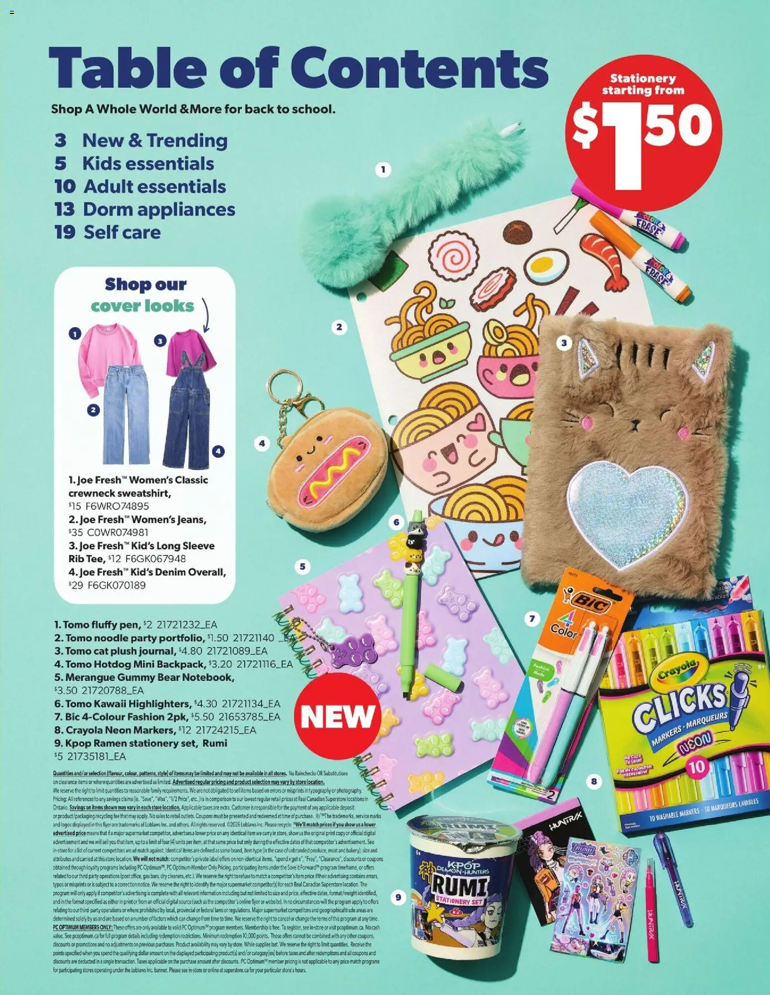 Real Canadian Superstore flyer valid from Aug 6, 2026 | Page: 2 | Products: PC, Case, Table