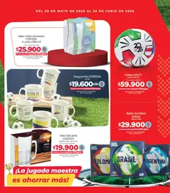 Olímpica - Ofertas en TV y electrodomésticos -  Vista previa de la revista de la tienda Olímpica valido desde el 30.05.2026 | Página: 20 | Productos: Balón, Jarra