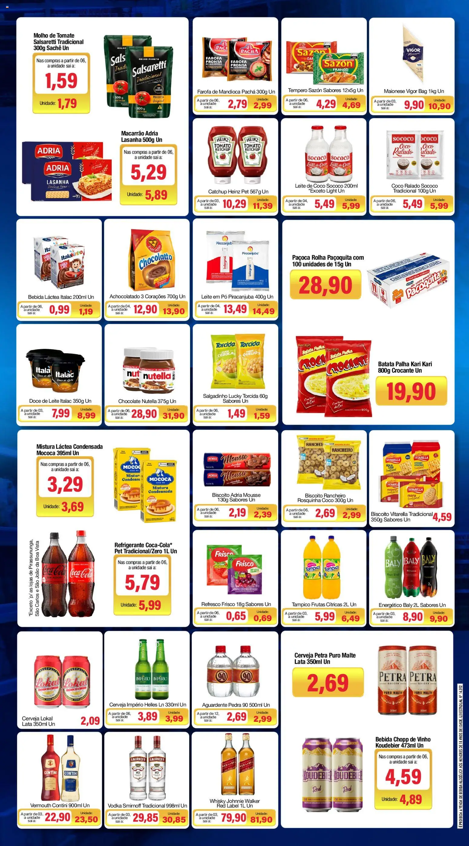 Spani Atacadista Folheto - válido de 25/08/2026 | Página: 3 | Produtos: Refresco, Chocolate, Refrigerante, Batata