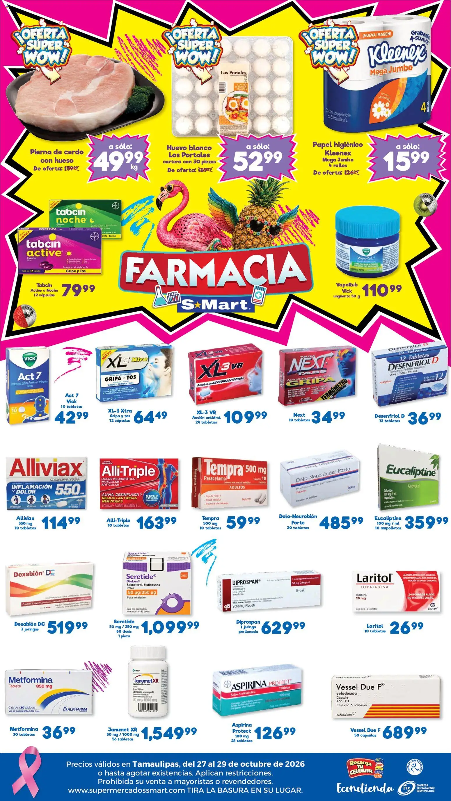 Nuevas ofertas de S-Mart válidas en toda la República Mexicana desde el 27/10/2026. ¡Encuentra las mejores ofertas en S-Mart folleto Nuevo Laredo! | Página: 2