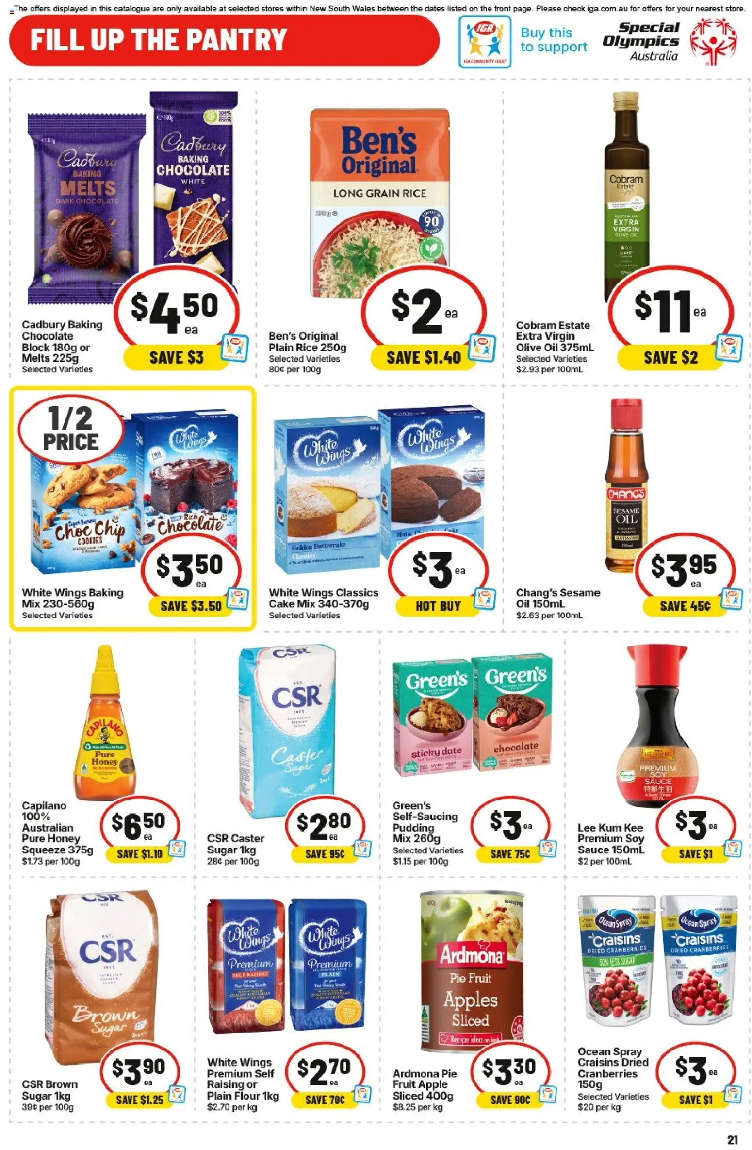 IGA catalogue - valid from 06.05.2026 | Page: 19 | Products: Chocolate, Apples, Pudding, Sauce