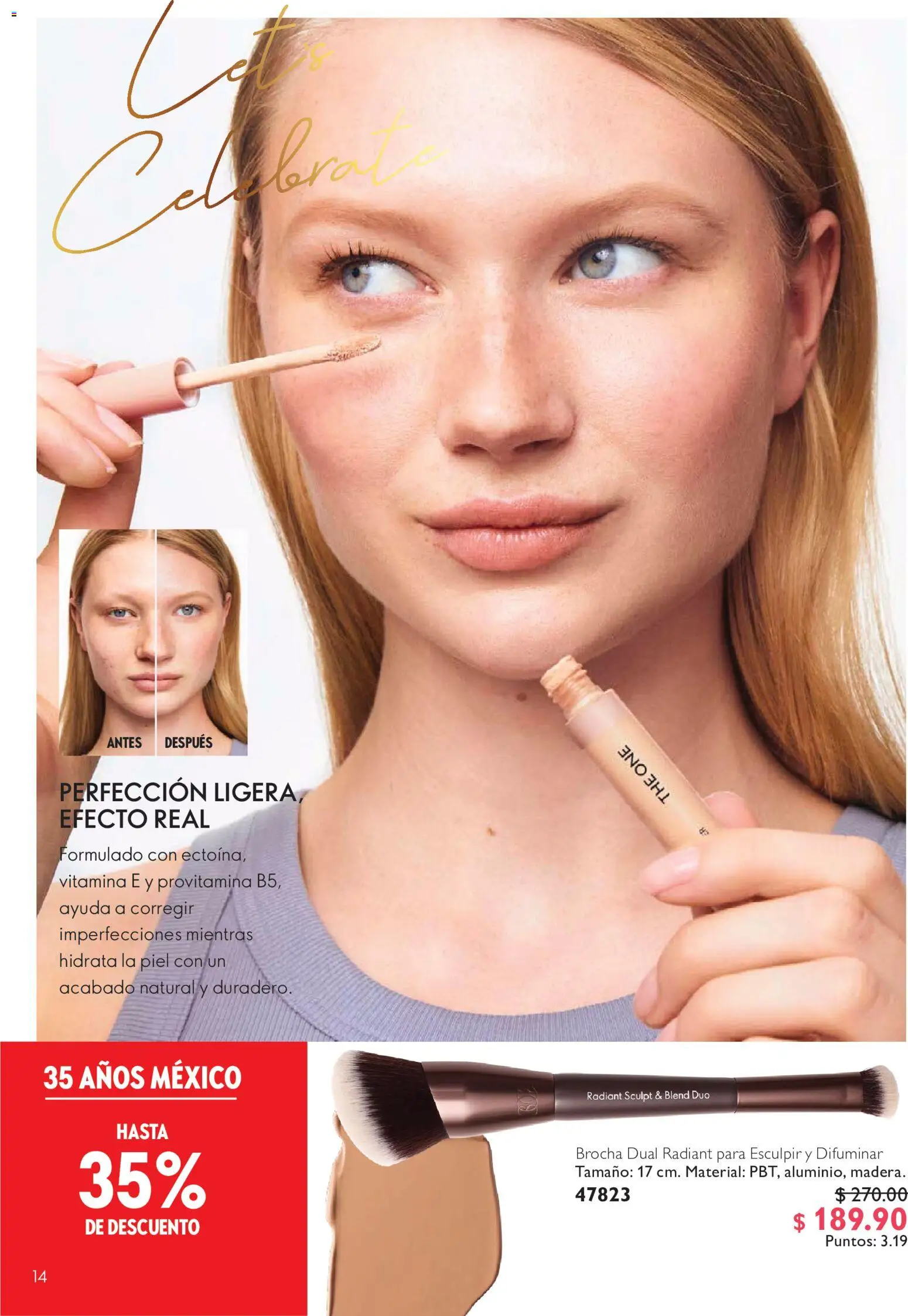 Nuevas ofertas de Oriflame válidas en toda la República Mexicana desde el 01/08/2026. ¡Encuentra las mejores ofertas en Oriflame campaña 11 2026! | Página: 14 | Productos: Corrector