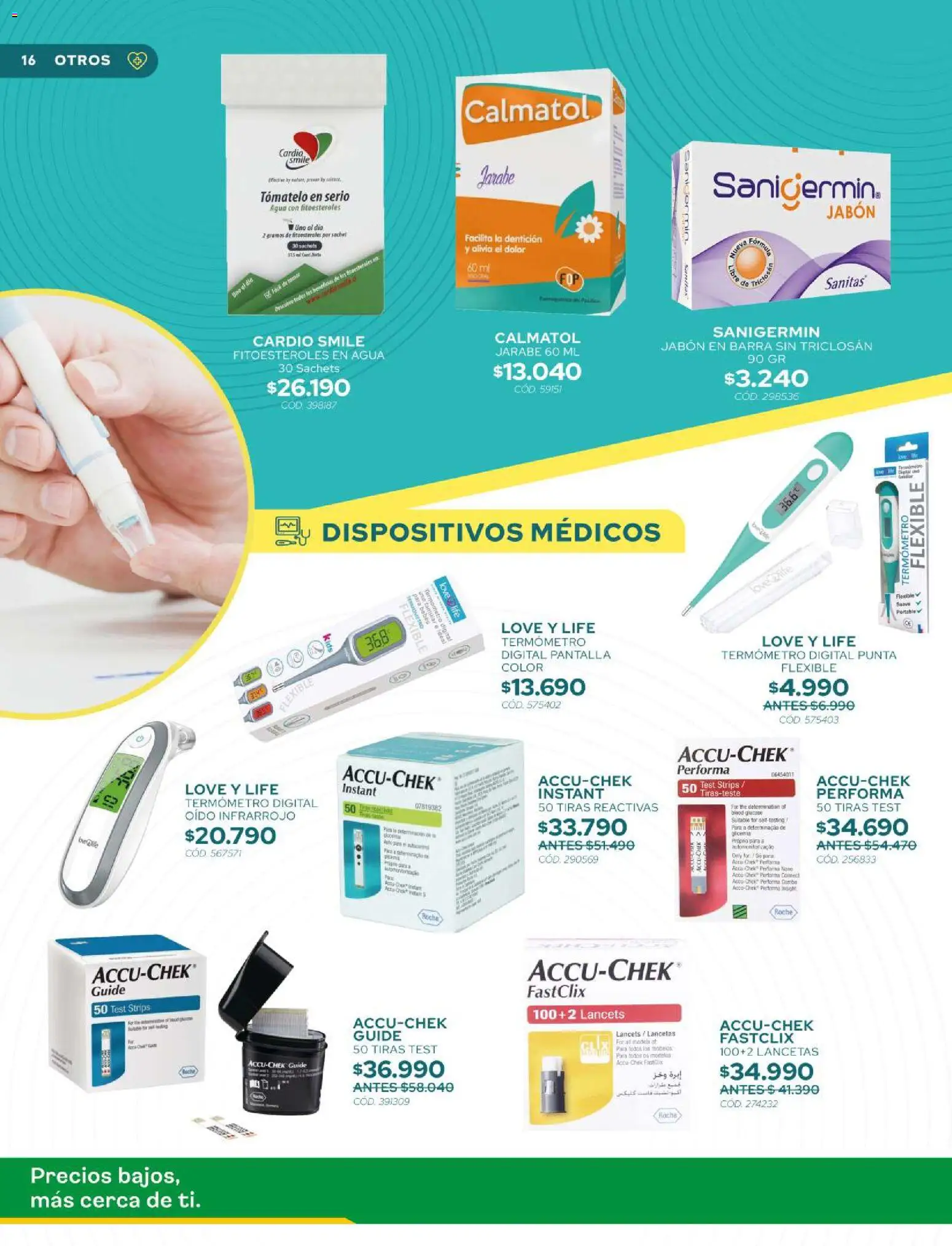 Cruz Verde Descuentos │ válido desde el 01.06.2026 | Página: 16 | Productos: Agua, Termómetro, Flexible, Jabón