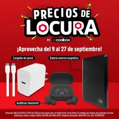 Vista previa de folleto Catálogo Coolbox - Precios de Locura de la Coolbox válido desde 09/09/2026