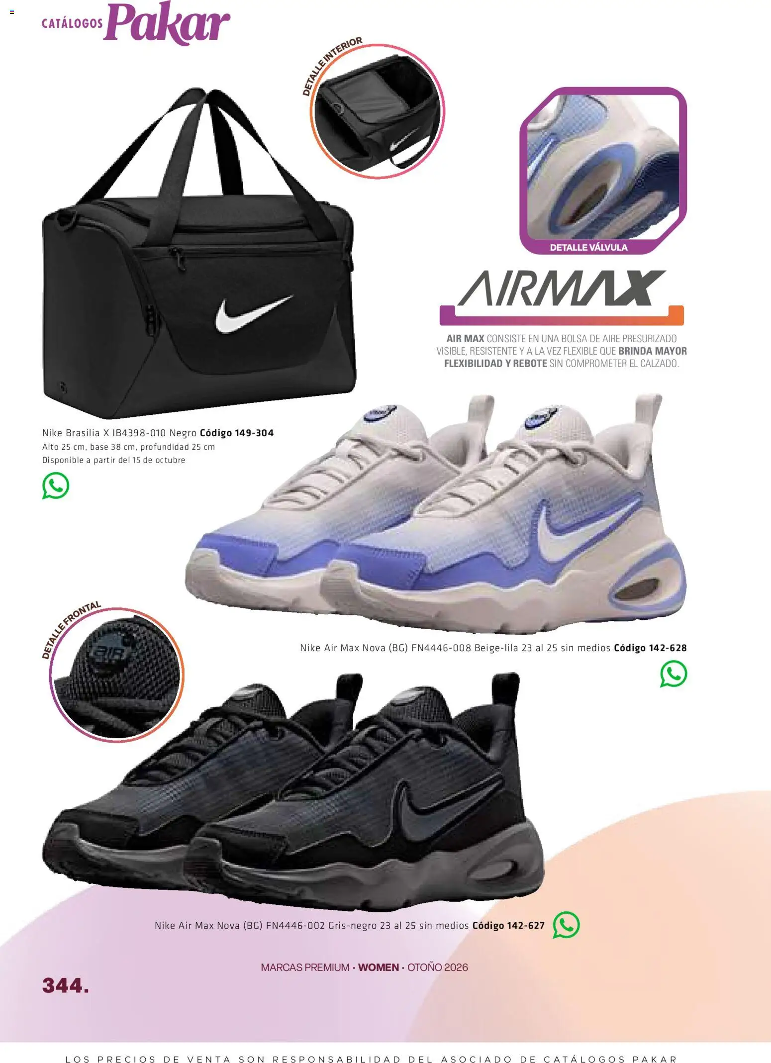 Nuevas ofertas de SC Pakar válidas en toda la República Mexicana desde el 28/08/2026. ¡Encuentra las mejores ofertas en SC Pakar catálogo Otoño! | Página: 344 | Productos: Bolsa, Válvula, Flexible