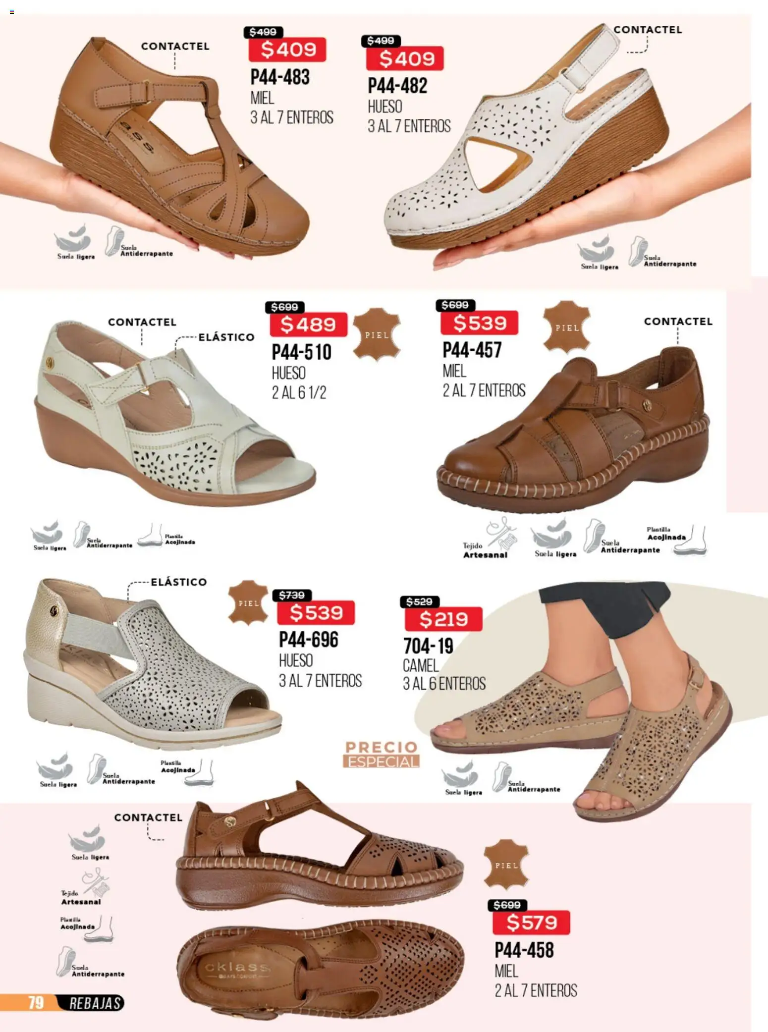 Nuevas ofertas de Cklass válidas en toda la República Mexicana desde el 23/06/2026. ¡Encuentra las mejores ofertas en Cklass catálogo Rebajas sobre rebajas calzado! | Página: 80