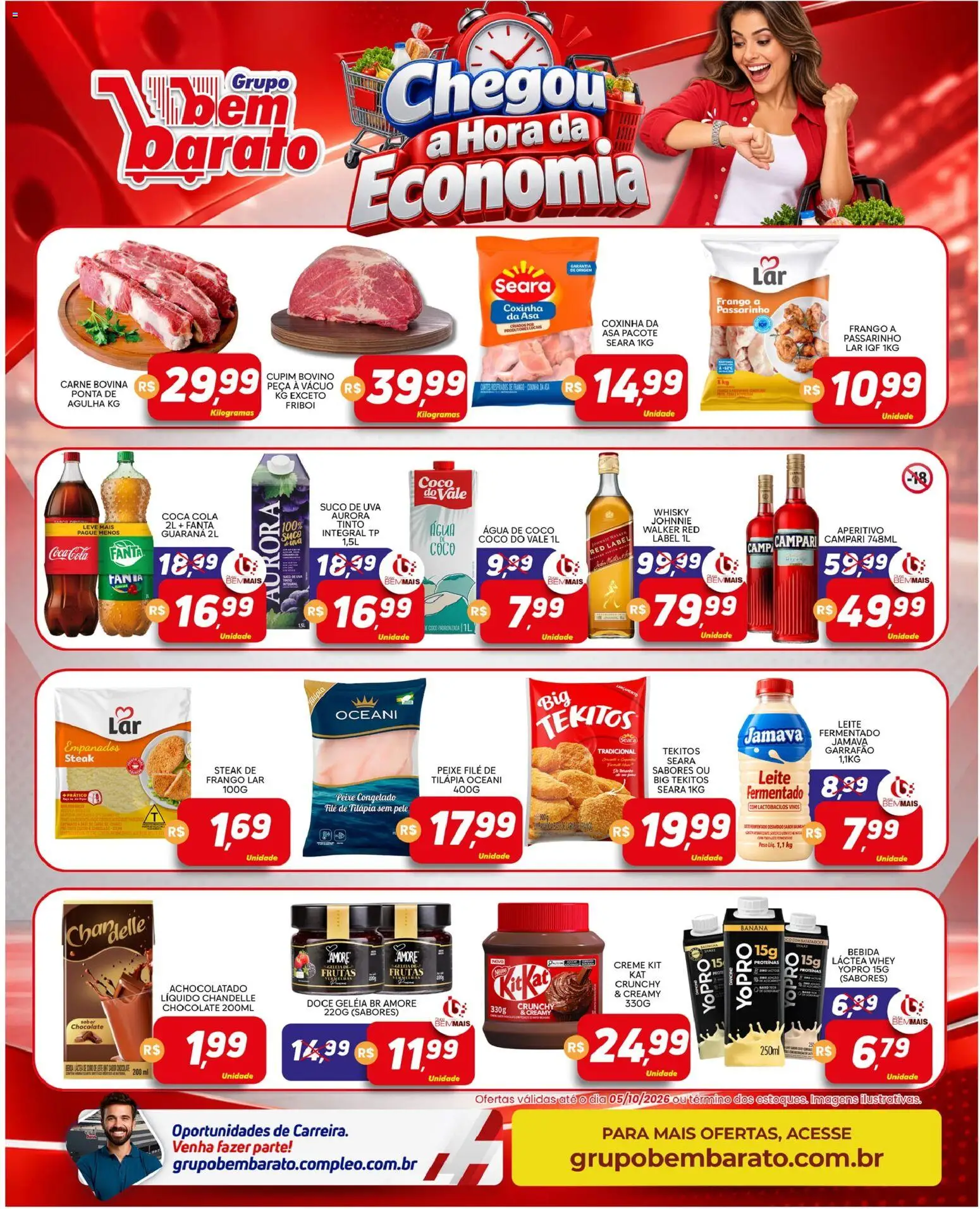Supermercado Bem Barato Folheto - válido de 29/09/2026 | Página: 3 | Produtos: Coco, Whisky, Bebida, Doce
