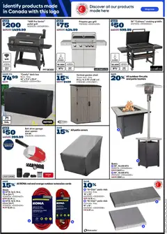 Preview of Rona weekly flyer from shop Rona valid from Sep 17, 2026 | Page: 12 | Products: Belt, Grill, Door, Gas grill