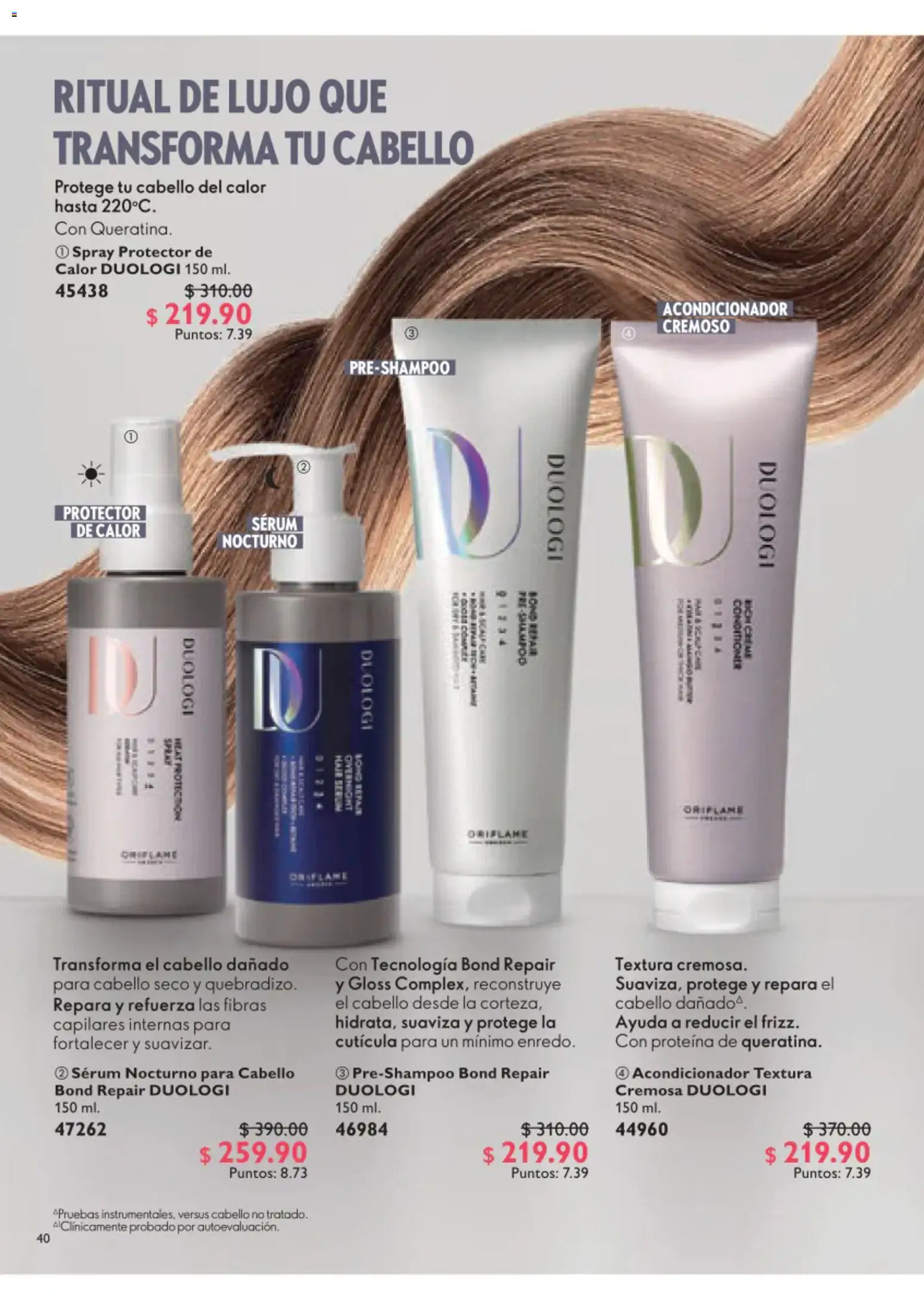 Nuevas ofertas de Oriflame válidas en toda la República Mexicana desde el 01/08/2026. ¡Encuentra las mejores ofertas en Oriflame campaña 11 2026! | Página: 40 | Productos: Serum, Acondicionador