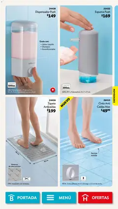 Vista previa de Betterware campaña 6 2026, nuevo folleto de la tienda, válido en México a partir del 01.06.2026 | Página: 93 | Productos: Jabón líquido, Espuma, Cinta, Jabón