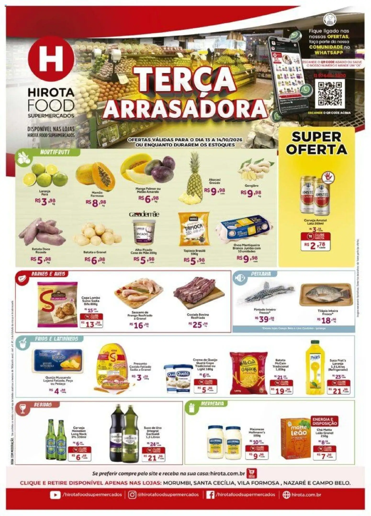 Hirota Food Terça-feira 13 Outubro