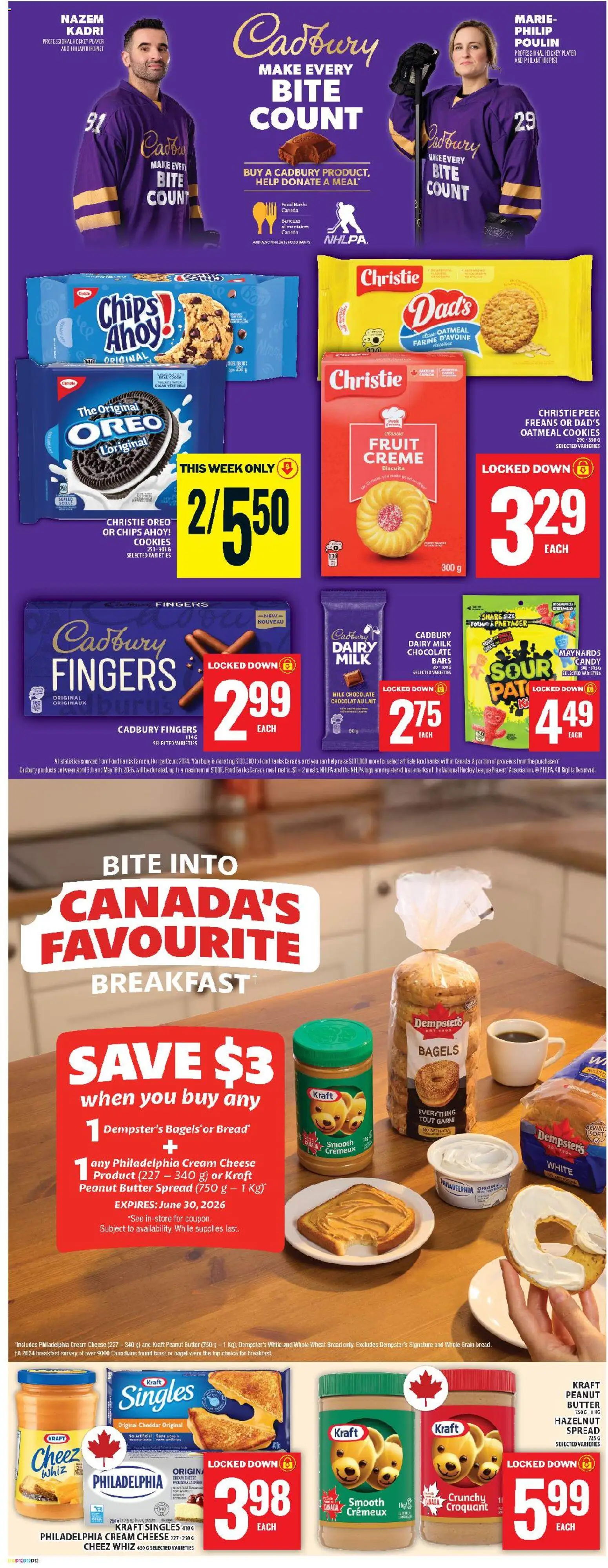 Food Basics flyer valid from 09.04.2026 | Page: 15 | Products: Chips, Player, Bread, Chocolate