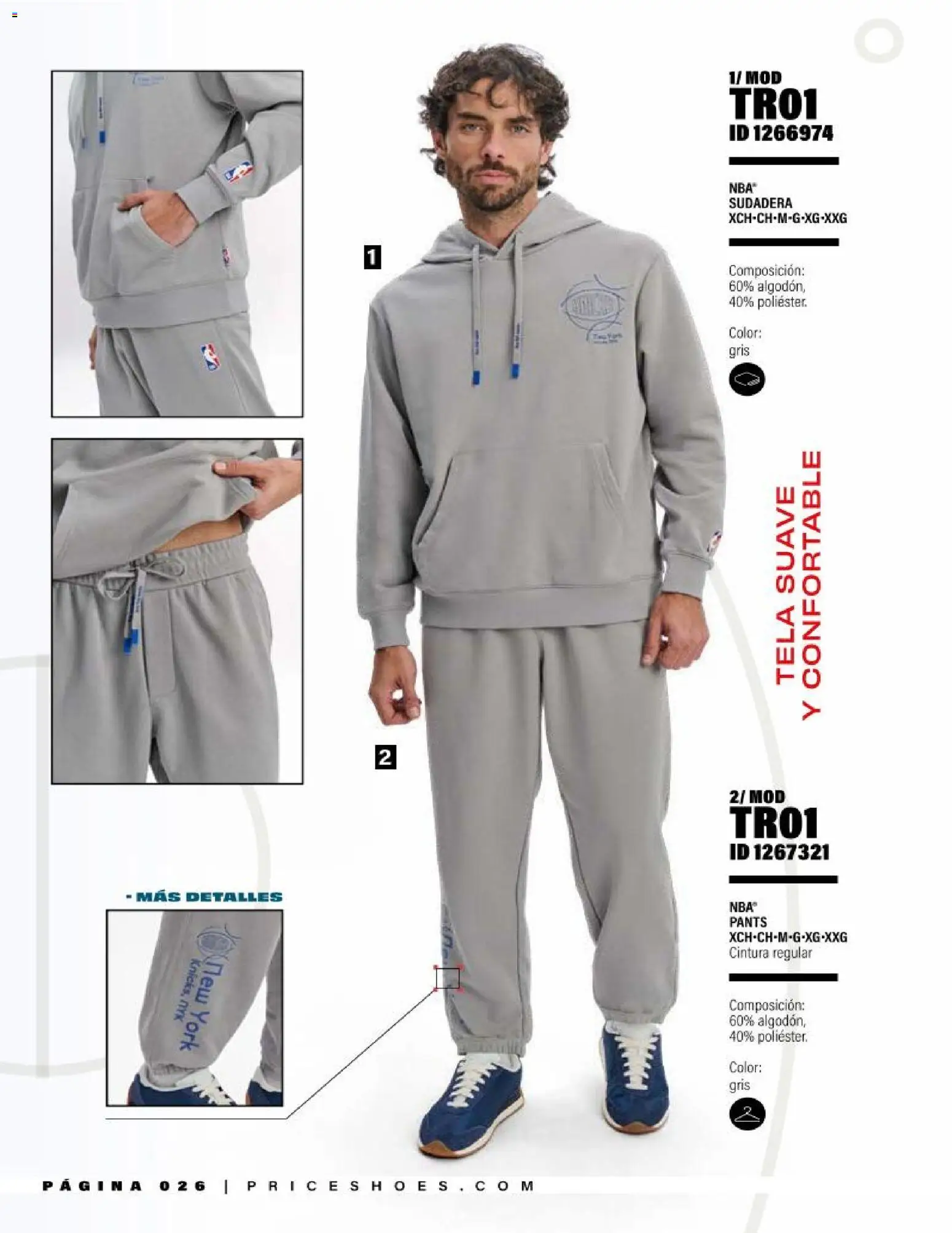 Nuevas ofertas de Price Shoes válidas en toda la República Mexicana desde el 20.03.2026. ¡Encuentra las mejores ofertas en Price Shoes catálogo NBA ! | Página: 26 | Productos: Sudadera, Pants