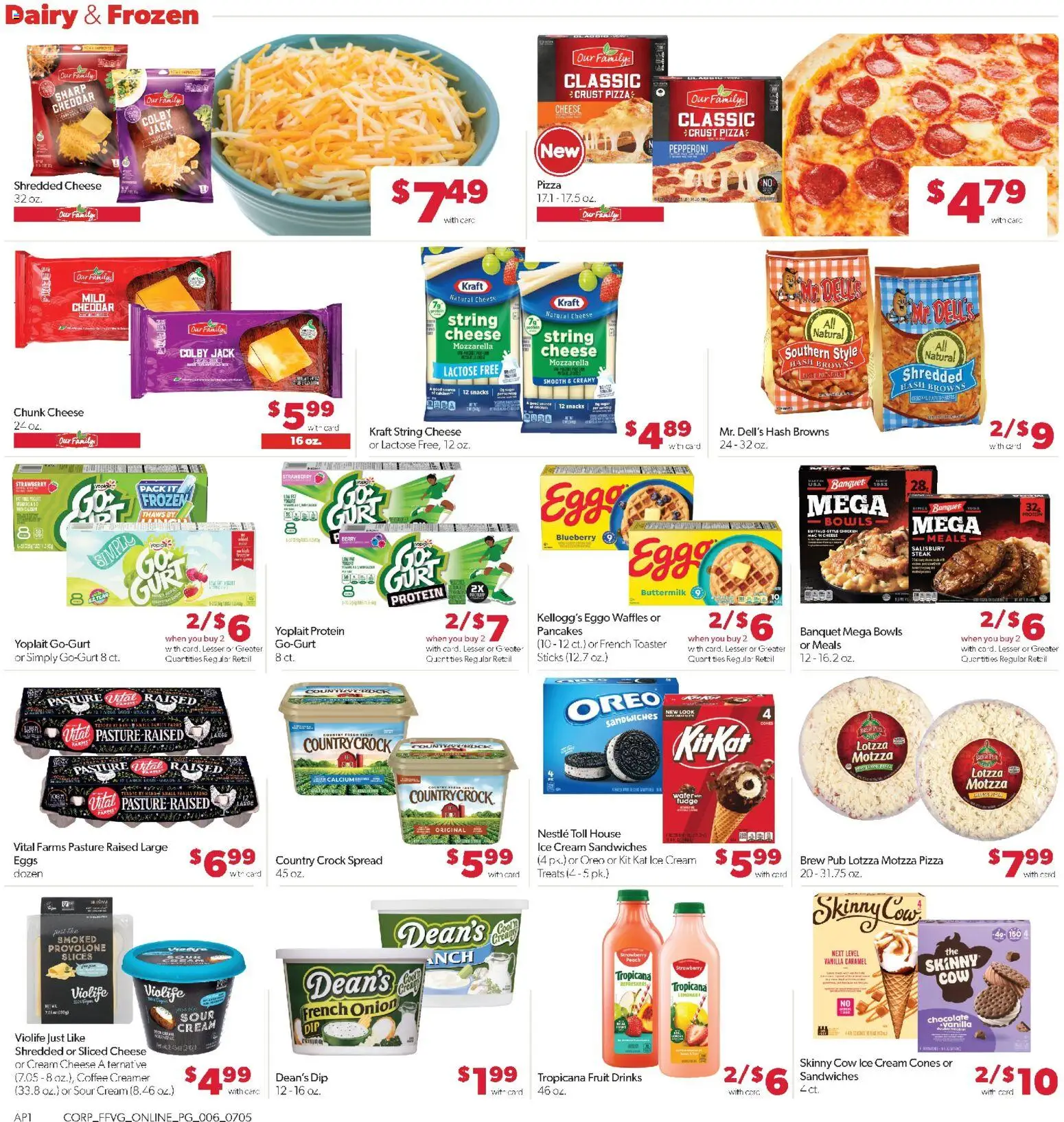Family Fare Weekly Ad - valid from 07/05/2026 | Page: 10 | Products: Toaster, Chocolate, Sour cream, Ice cream
