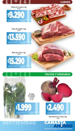 Vista previa La Anonima - Canasta Ahorro válido desde el 01/09/2026 | Página: 2