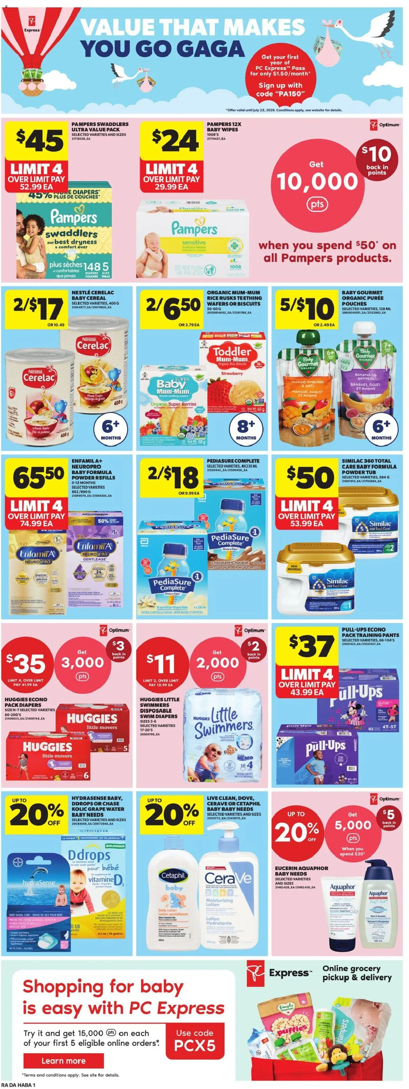 Atlantic Superstore flyer valid from Jul 9, 2026 | Page: 16 | Products: PC, Iron, Powder, Shampoo