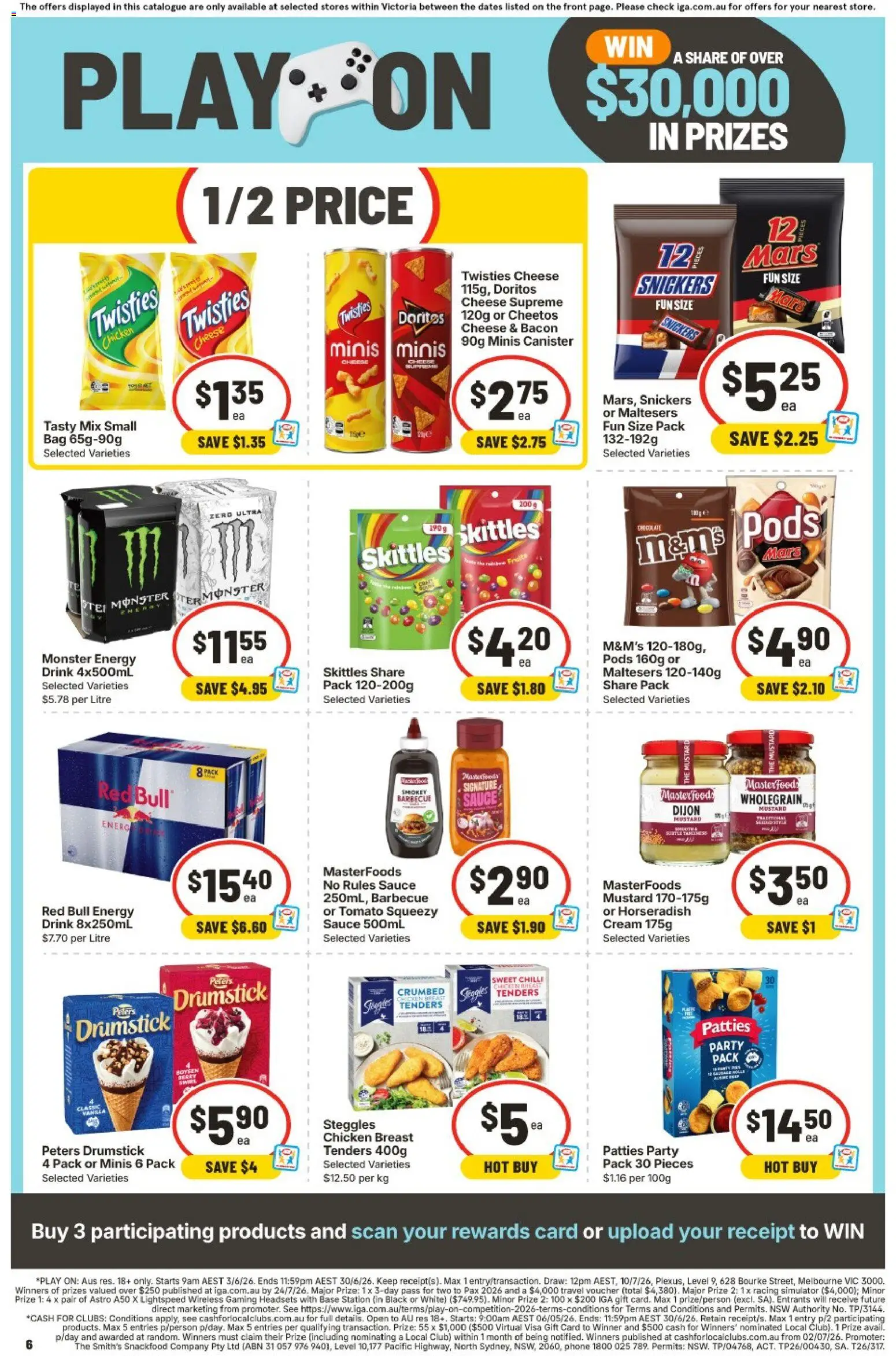 IGA catalogue - valid from 10.06.2026 | Page: 7 | Products: Bacon, Chicken, Sauce, Bag