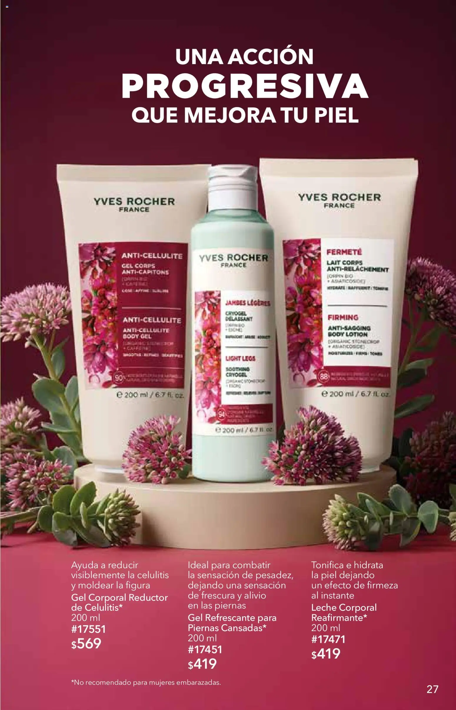 Nuevas ofertas de Yves Rocher válidas en toda la República Mexicana desde el 06/10/2026. ¡Encuentra las mejores ofertas en Yves Rocher campaña 14 2026! | Página: 27 | Productos: Gel refrescante, Gel corporal, Leche, Body