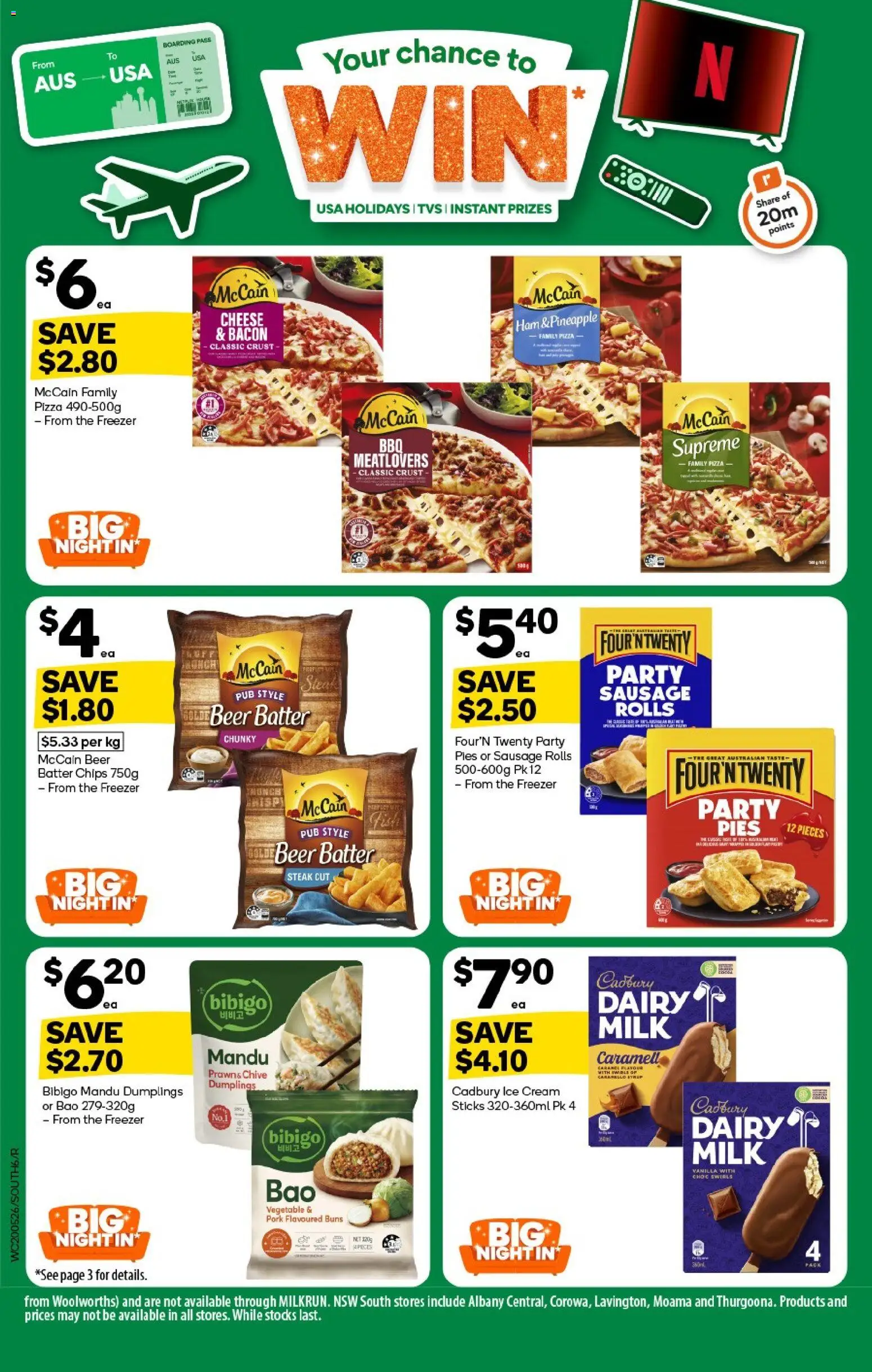 Woolworths catalogue - valid from 20.05.2026 | Page: 6 | Products: Bacon, Beer, Steak, Sausage