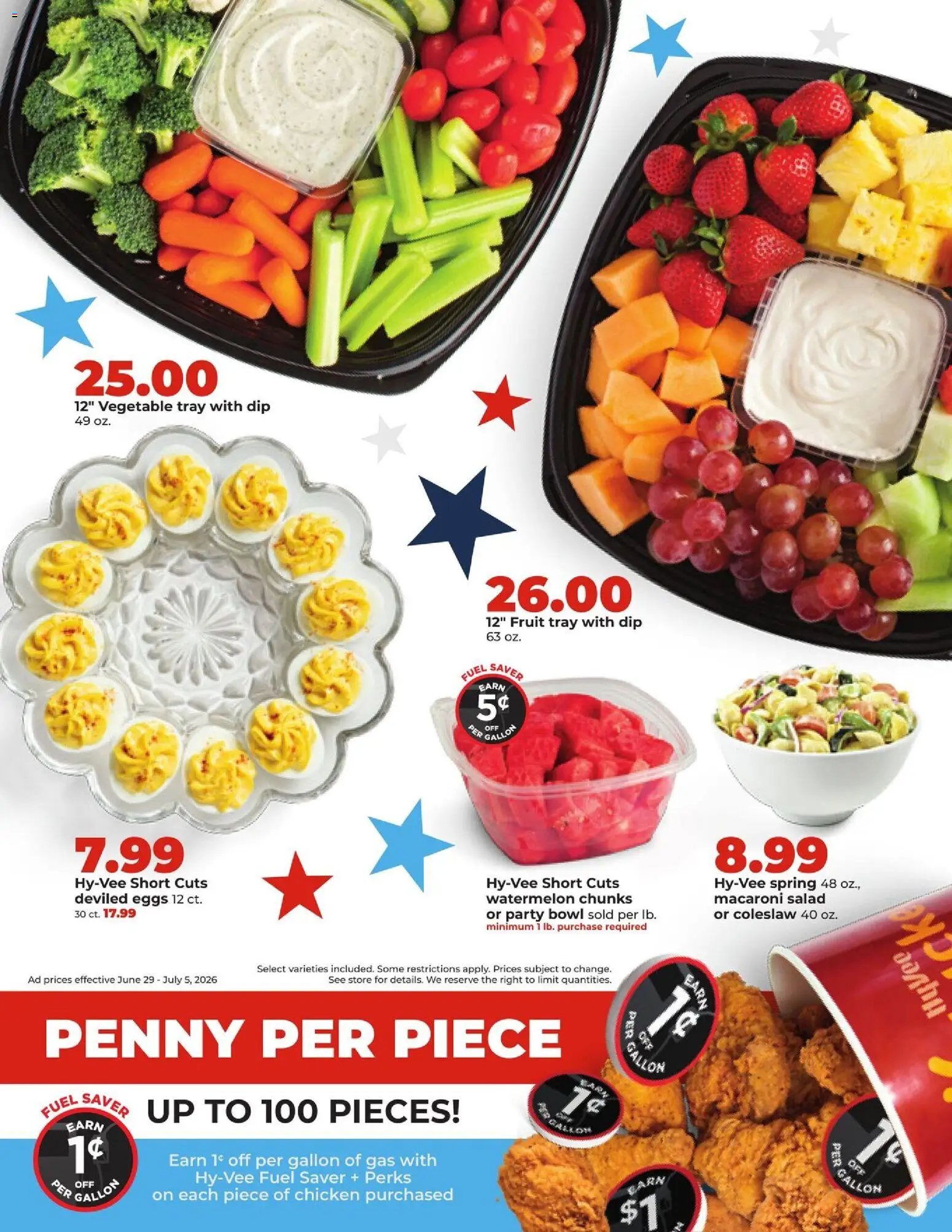 HyVee Weekly Ad - valid from 06/29/2026 | Page: 5 | Products: Eggs, Salad, Watermelon