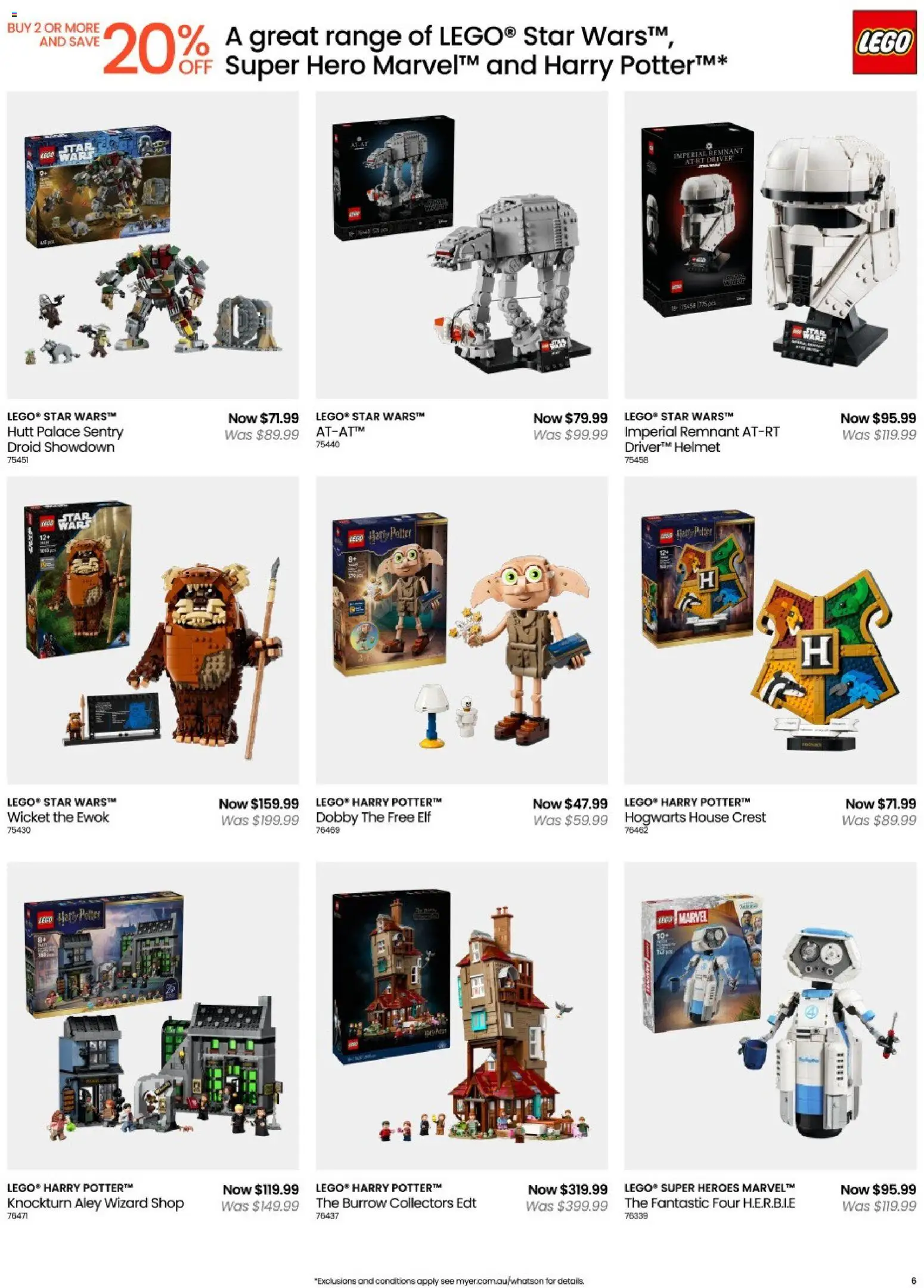 Myer catalogue - valid from 14/09/2026 | Page: 6 | Products: LEGO
