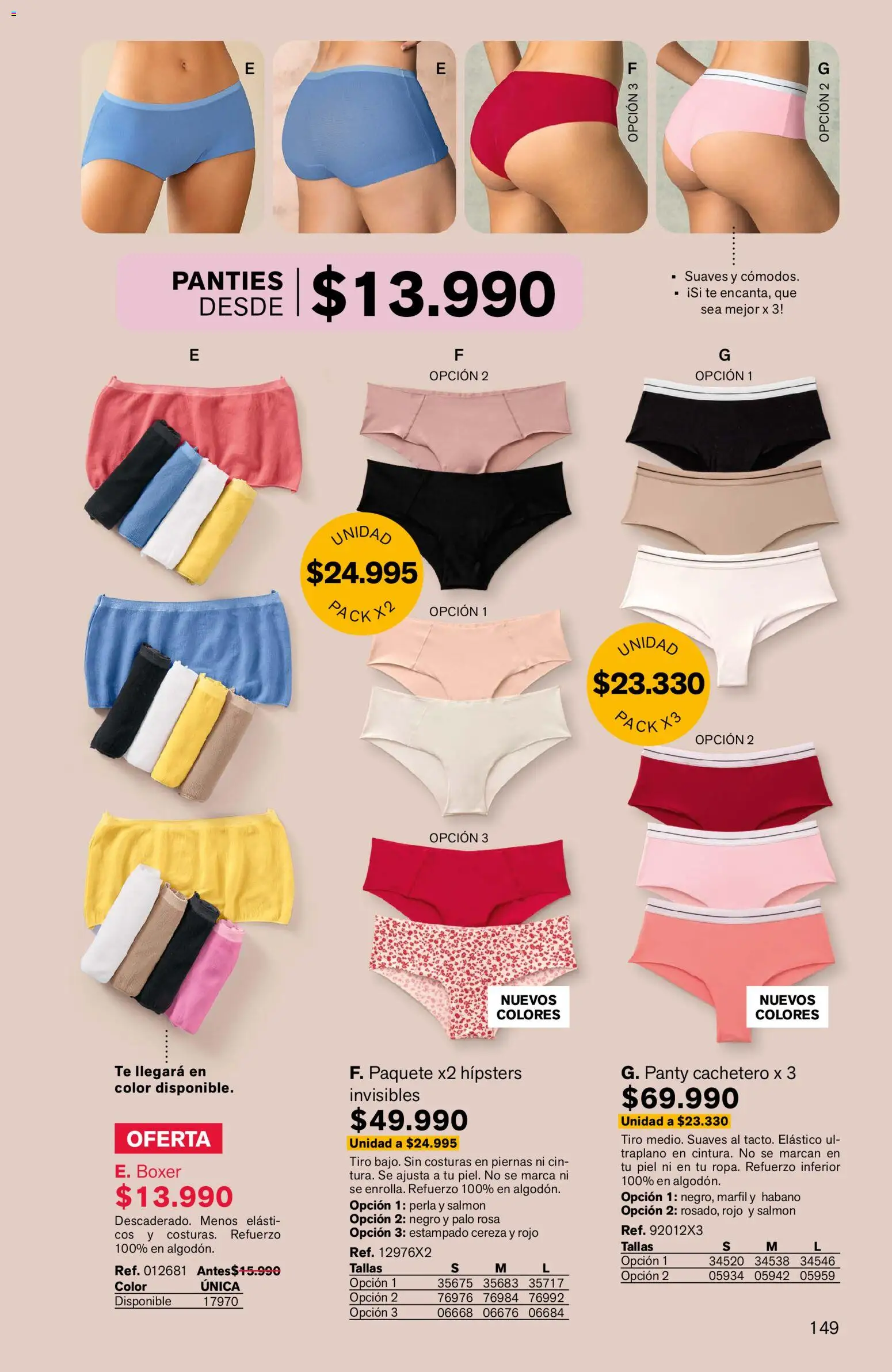 Leonisa revista - valida desde el 01/10/2026 | Página: 149 | Productos: Té, Cachetero, Salmón