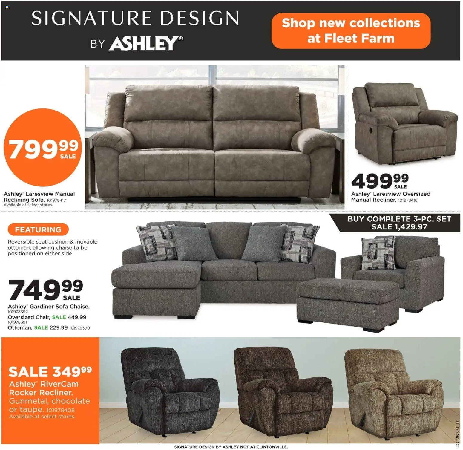Mills Fleet Farm Weekly Ad - valid from 08/10/2026 | Page: 15 | Products: Sofa, Chocolate, Cushion