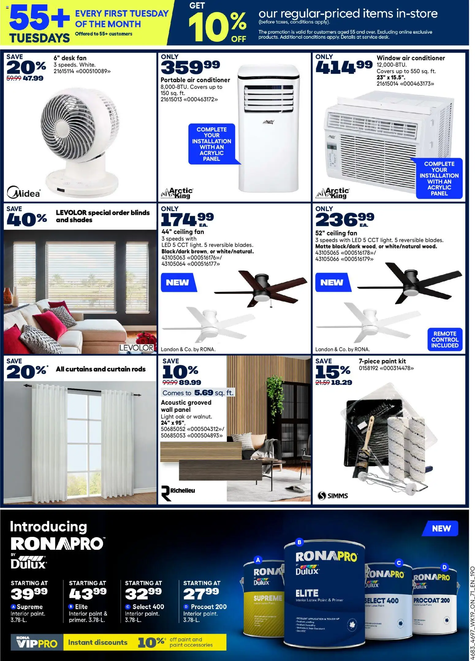 Rona flyer valid from 04.06.2026 | Page: 7 | Products: Fan, Conditioner