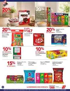 Vista previa de City Club catálogo, nuevo folleto de la tienda, válido en México a partir del 01.06.2026 | Página: 46 | Productos: Paleta, Cacahuate, Chocolate, Dulces