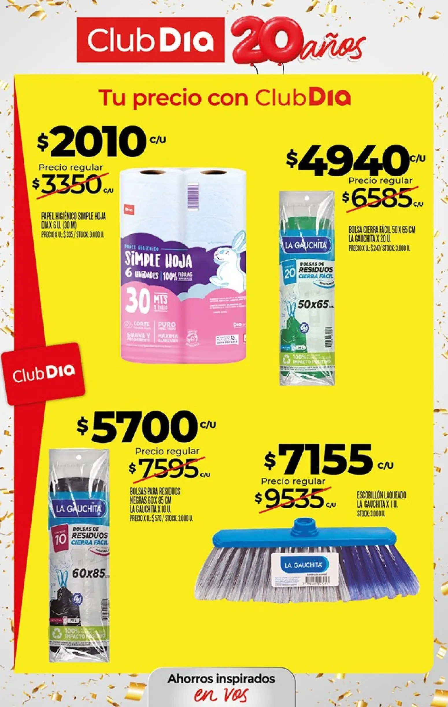Supermercado DIA Ofertas │ válido desde el 30/09/2026 | Página: 37 | Productos: Papel higiénico, Bolsa, Escobillon