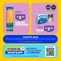 Vista previa de folleto Mass catálogo de la Mass válido desde 15/09/2026 | Página: 6