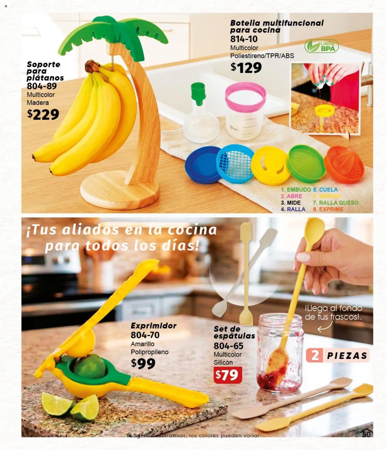 Nuevas ofertas de Cklass válidas en toda la República Mexicana desde el 11/09/2026. ¡Encuentra las mejores ofertas en Cklass catálogo Home Invierno! | Página: 51 | Productos: Queso, Plátanos, Cocina, Botella