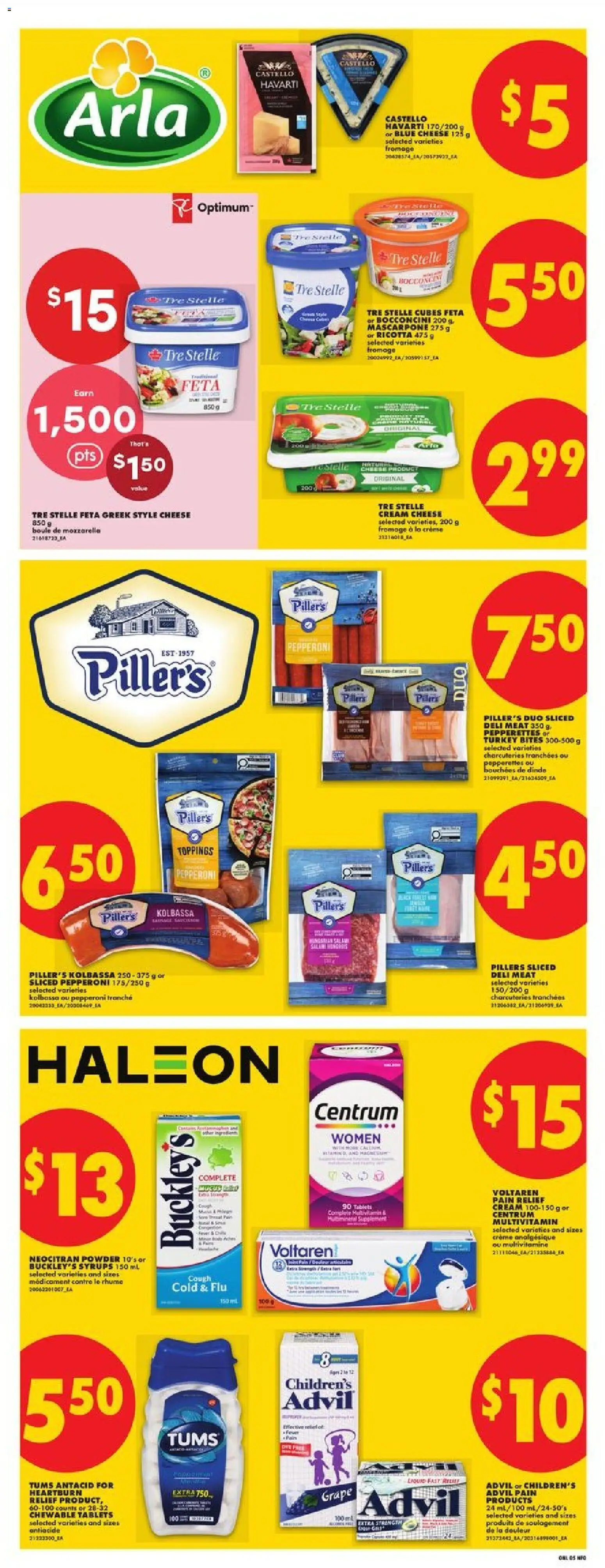 No Frills flyer valid from Jul 23, 2026 | Page: 9 | Products: Cream, Turkey, Powder, Cheese
