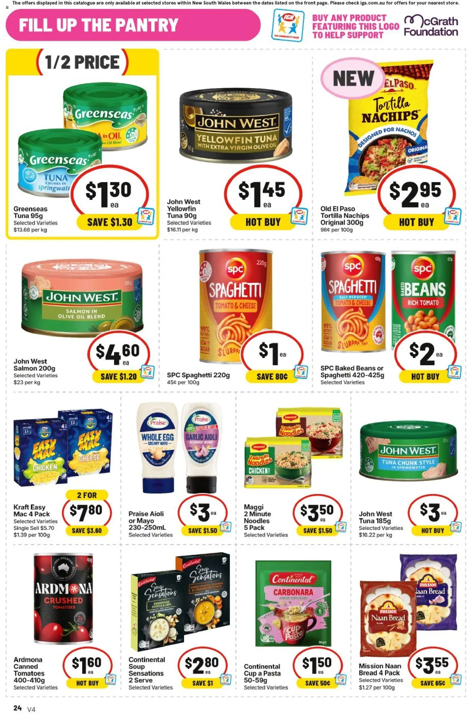 IGA catalogue - valid from 16/09/2026 | Page: 21 | Products: Tomatoes, Noodles, Garlic, Extra virgin olive oil