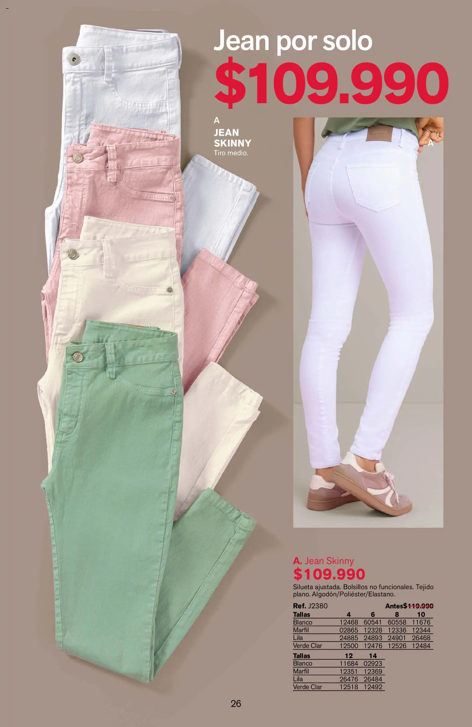 Leonisa revista - valida desde el 15/07/2026 | Página: 26 | Productos: Jean