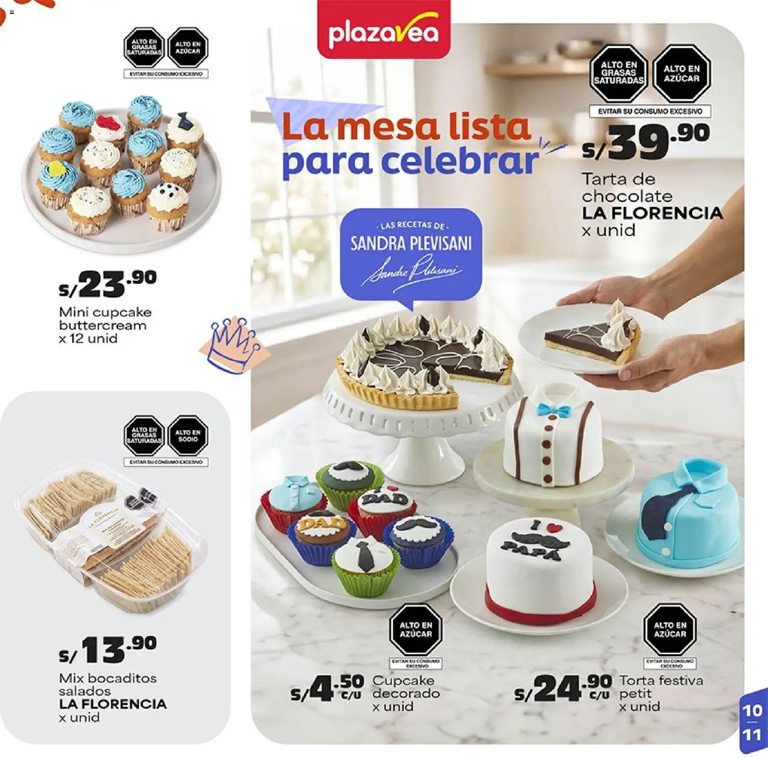 Catálogo Plaza Vea válido desde 08.06.2026 | Página: 11 | Productos: Mesa, Chocolate